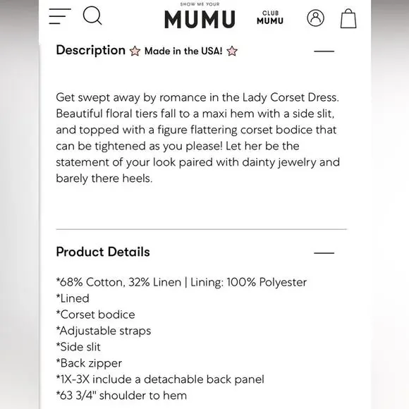 NEW Show Me Your Mumu Lady Corset Dress - Picture 8 of 10